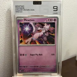PSA PCG 9 MEWTWO 2024 POKEMON SCR EN #059 STELLAR CROWN - Image 3
