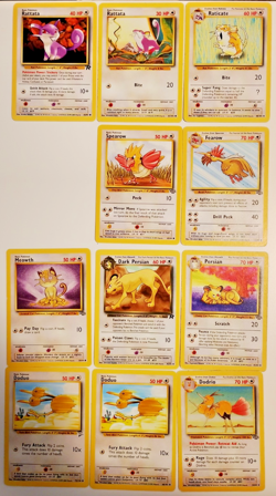 Set of 19 Pokemon Cards Colourless Base Set Basic Cards 1999 Wizards GAMEFREAK - Image 2
