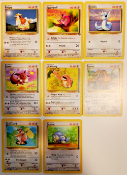 Set of 19 Pokemon Cards Colourless Base Set Basic Cards 1999 Wizards GAMEFREAK - Image 3