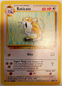 Set of 19 Pokemon Cards Colourless Base Set Basic Cards 1999 Wizards GAMEFREAK - Image 5