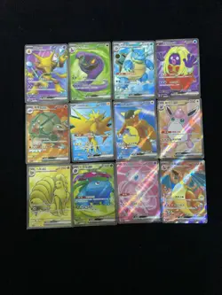 2025 Pokemon TCG S-Chinese 151C 182/151 176/151 SR Zapdos Ex Holo Lot*12 VT30 - Image 1