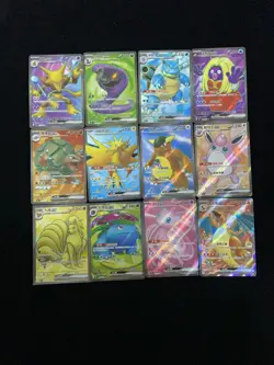 2025 Pokemon TCG S-Chinese 151C 182/151 176/151 SR Zapdos Ex Holo Lot*12 VT30 - Image 2