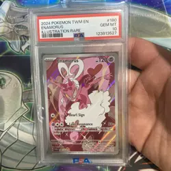 2024 Pokemon TWM Enamorus Illustration Rare PSA 10 Gem MT 180/167 - Image 1