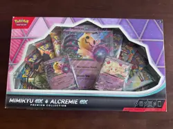 Pokemon Mimikyu ex & Alcremie ex Premium Collection in hand! - Image 1