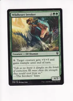 2020 MAGIC THE GATHERING MTG COMMANDER LEGENDS WILDHEART INVOKER (#1) (X) - Image 1