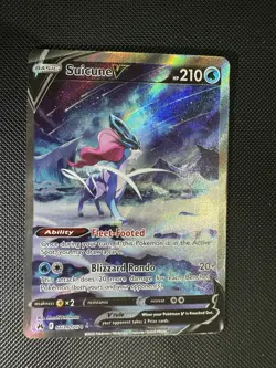 Pokemon Crown Zenith Suicune V Galarian Gallery Ultra Rare Holo GG38/GG70 NM - Image 1