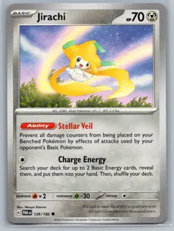 Jirachi 126/182 Paradox Rift Common Pokemon TCG 2023 - Image 1