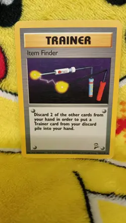 Vintage 1999-2000 Pokemon Base Set 2 Item Finder LP - Image 1