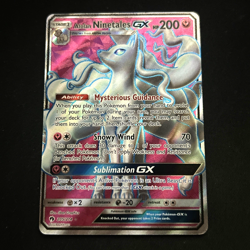Pokemon TCG - Alolan Ninetales GX 205/214 Lost Thunder - Full Art Rare - NM/M - Image 1