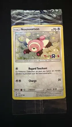 Pokemon Stufful 110/147 Toys R Us Stamped Sealed FR - Image 1
