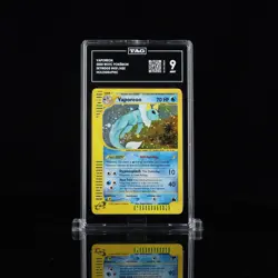 Pokemon TCG Vaporeon H31/H32 Skyridge Holo TAG 9 Swirl - Image 1