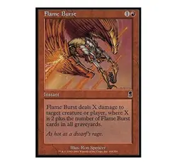 Flame Burst ~ Odyssey ~ Magic: The Gathering ~ MTG - Image 1