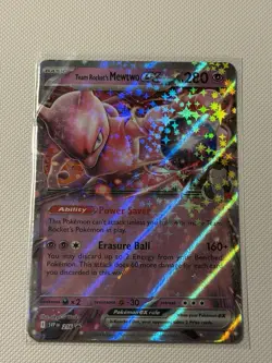 Pokemon TCG Team Rocket's Mewtwo EX 216 Destined Rivals Black Star Promo NM - Image 1