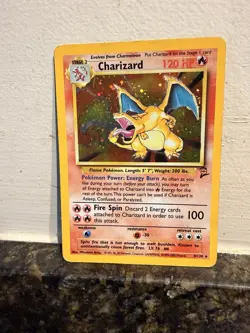 Pokemon Charizard 4/130 Base Set 2 Holo Rare 120 HP 2000 Wizards - Image 1