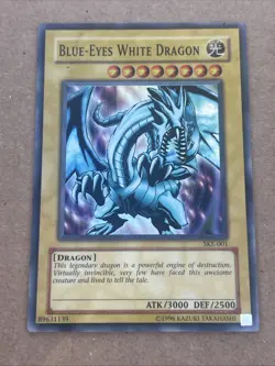 Yugioh - Blue-Eyes White Dragon SKE-001 Super Rare 1st Edition - Image 1
