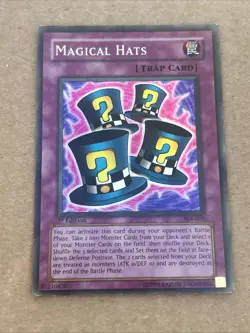 MP - Yugioh Magical Hats PSV-033 Super Rare 1st Edition - Image 1