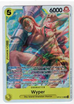 Wyper SR (OP15-114) - One Piece Adventure on Kami’s Island - Near Mint - Image 1
