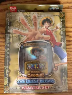 Bandai One Piece CCG Card Game New Sealed The Quest Begins Starter Deck 2005 - Image 1