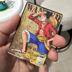 🔥📈One Piece AR Carddass Monkey D Luffy Wanted 02 Berry Match 2011 Bandai Rare - Image 1
