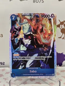 Sabo SR OP15-046 ENGLISH ONE PIECE Card Adventure on KAMI’s Island - OP15 - Image 1