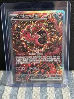 Pokemon Oricorio ex 024 Me: Mega Evolution Promo Full Art Holo EX 190 HP Card - Image 1