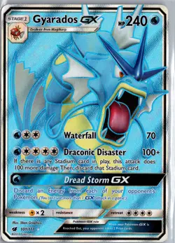 Gyarados GX - 101/111 - Full Art Holo - Ultra Rare - Pokemon Card HP - Image 1