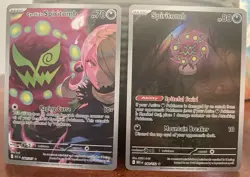 2025-26’ Pokemon TCG: Ascended Heroes & Mega Evolution SPIRITOMB Rare 2-Card Lot - Image 1