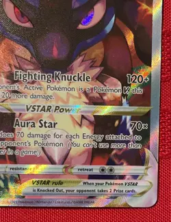 Lucario VSTAR SWSH291 SWSH: Sword & Shield Promo Cards Holo - Image 3