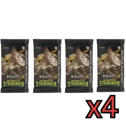MTG Secrets of Strixhaven Collector Booster Pack LOT OF 4 PRESALE - Image 1