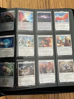 Magic the Gathering Binder Full Sequential Sets Of Avatar And Spider Man - Image 1