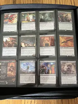Magic the Gathering Binder Full Sequential Sets Of Avatar And Spider Man - Image 5