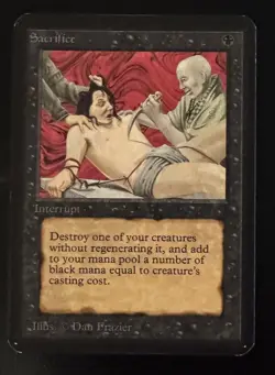 1993 MTG Sacrifice ALPHA (ID 82) - Image 1