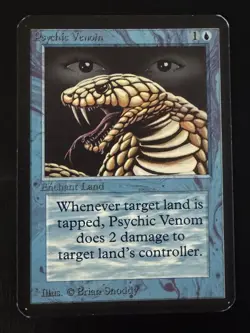 1993 MTG Psychic Venom ALPHA (ID 78) - Image 1