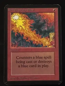 1993 MTG Red Elemental Blast ALPHA (ID 80) - Image 1