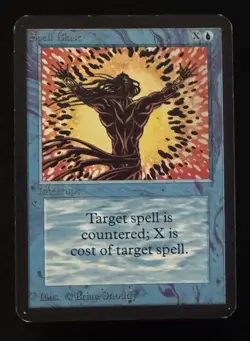 Spell Blast—ALPHA (1993) Magic The Gathering (ID 89) - Image 1