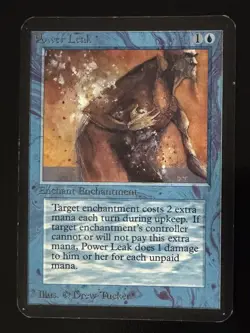 Power Leak—ALPHA (1993) Magic The Gathering (ID 75) - Image 1
