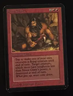 1993 MTG Stone Giant ALPHA (ID 90) - Image 1