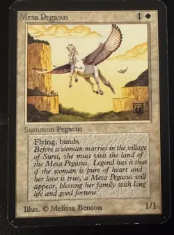 Mesa Pegasus—ALPHA (1993) Magic The Gathering (ID 67) - Image 1