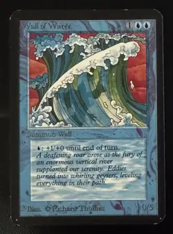 1993 MTG Wall of Water ALPHA (ID 98) - Image 1