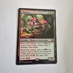 Vibrance - 2023 - Red Green Creature Elemental Incarnation - Wizards MTG - Image 1