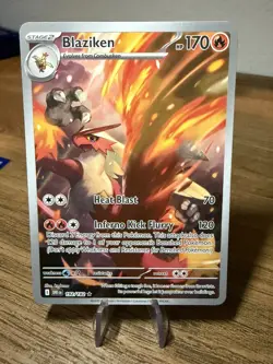 Pokemon TCG Blaziken 192/182 Sv10: Destined Rivals Illustration Rare NM/M - Image 1