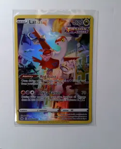 2023 Pokemon TCG Sword & Shield Crown Zenith #GG20 Latias GGUR FULL ART - Image 1