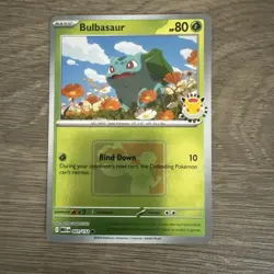 Bulbasaur 001/132 Pokemon Day 2026 Reverse Holo Play! Stamped - Image 1