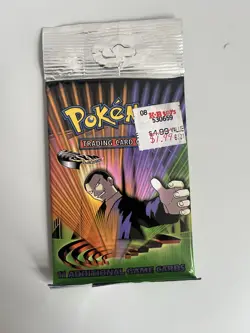 Wizards of the Coast Pokemon Gym Challenge Booster Pack Factory Sealed Unweighed 742818062244 - Image 1