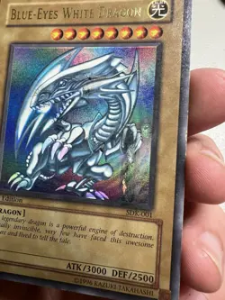 1ST EDITION SDK-001 Blue-Eyes White Dragon 2002 Yugioh Starter Deck Kaiba - Image 4