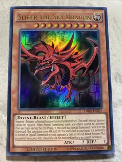 Yugioh - Slifer the Sky Dragon - LDK2-ENS01 - Ultra Rare Limited Edition - Promo - Image 1