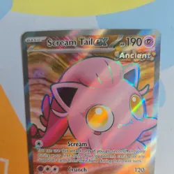 Pokemon TCG Scream Tail EX Scarlet & Violet Twilight Masquerade Card 197/167 - Image 3