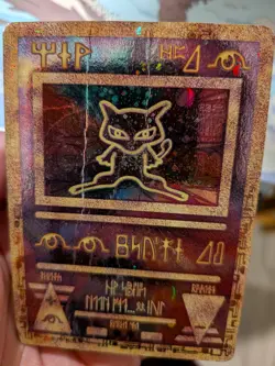 Ancient Mew 1 Miscellaneous Cards & Products Holo DAMAGED UNGRADED - Image 2