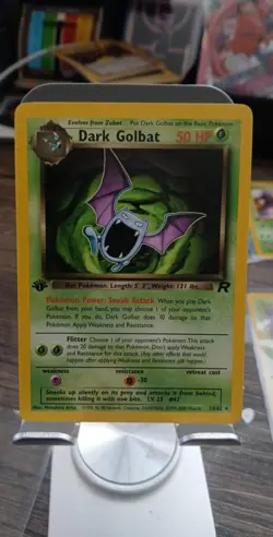 Pokemon Card Dark Golbat (24/82) Team Rocket Rare 1st Edition Non-Foil - Image 1