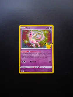 Mew 011/025 Celebrations Holo Rare NM Pokemon Card - Image 1